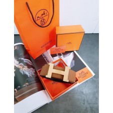 에*** H로고 금장 벨트