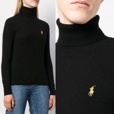 폴* 골드로고 터틀넥 니트