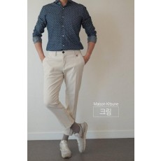 메* 마르지엘라 기모 면스판 치노 팬츠