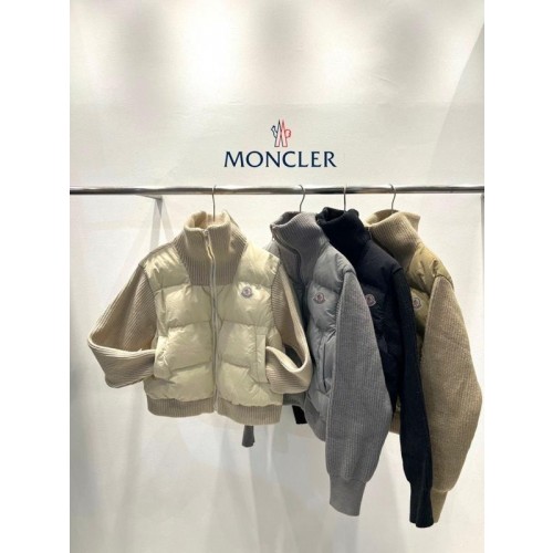 하이넥 니트 패딩