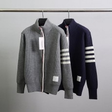 톰* 사선완장 베이직 니트 집업