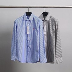 아* 스몰하트자수 스트라이프 셔츠