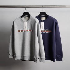 구* 믹스 띠로고 코튼 맨투맨