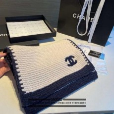 샤* 뜨개포인트 로고 베이지 머플러