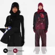 버** 기마 로고 골지 비니