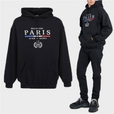 발**** 삼색라인 파리스 로고 나염 후드티