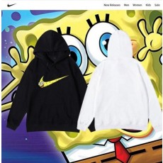 나** 스폰지밥 옐로우로고후드티