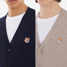 메* 마르지엘라 브라운 폭스헤드 캐시 V 니트가디건