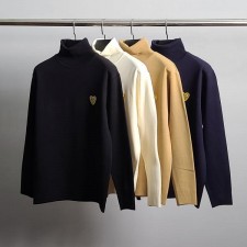 꼼* 골드와펜 터틀넥 니트