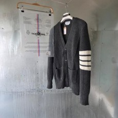 톰* 사선 스트라이프 브이넥 가디건