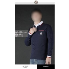 삼선 라인 포켓 배색 카라티