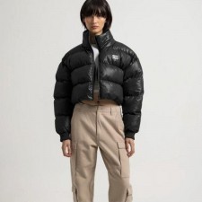 미*** 영문로고 패딩