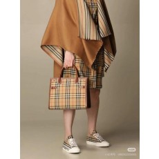 버** 빈티지 체크 투핸들 라지