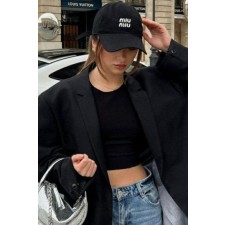 미*** 로고 로프 볼캡 수입