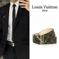 루* 다미에실버장식 벨트