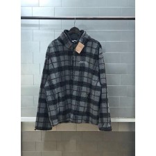 미*** 체크 플리스 집업 자켓