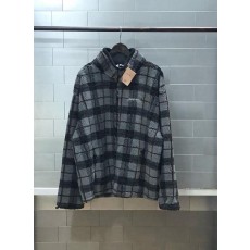 미*** 체크 플리스 집업 자켓