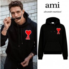 아* 레드빅패치 커플 후드  기모