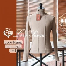 [특가] 로* 피아나 최고급 캐시미어 올드머니 클레식 목폴라 터틀넥 1+1