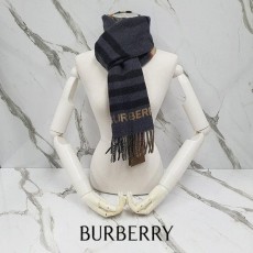 버** 컨트라스트 체크 캐시미어 머플러 310