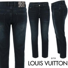 루* 다미 레더 패치 진청 슬림 일자진 융 기모 원단