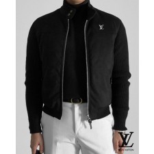 루* 자수로고 헤링턴 덕다운 스웨이드패딩