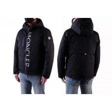 레터링로고 후드 패딩