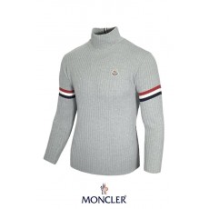 더블 암라인 클래식와팬 울캐시 하프 터틀넥 니트