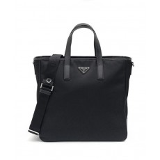 프** 공용 트라이앵글 로고 리나일론 토트백 블랙 2VG 064 VXOO2DMH F0002