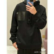 로** 가죽패치 후드