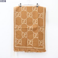 구* 자카드 패턴 양면 울 머플러