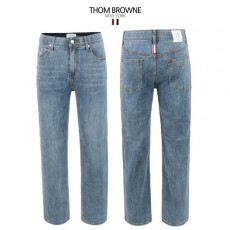 톰* 연청 쿨터치데님 세미와이드 히든밴드 팬츠