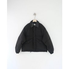 미*** 컬렉션 레더 카라 다운 패딩  수입