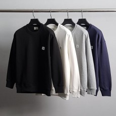 아** 화이트와펜 코튼 맨투맨