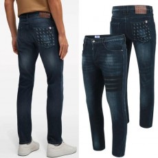 톰*도그 블랙사선 워싱 청바지